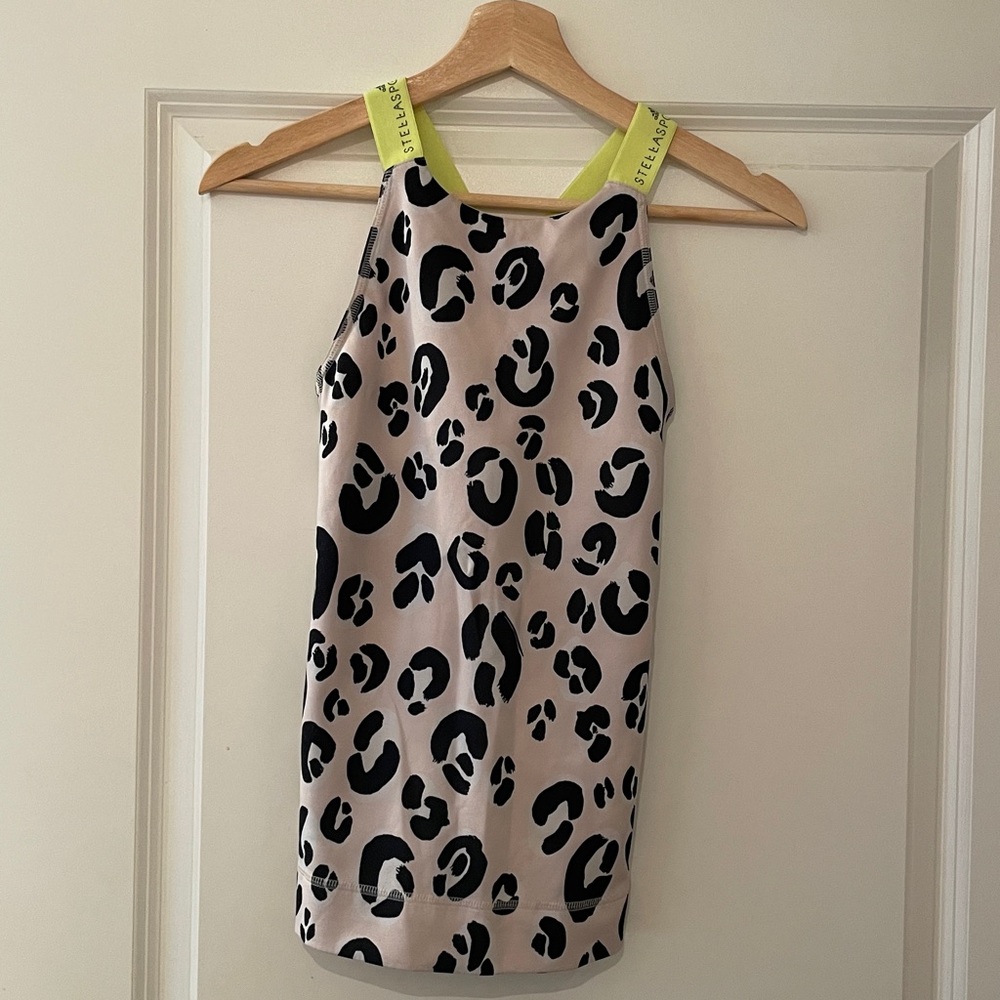 Stella McCartney x Adidas Black and White Patterned Top